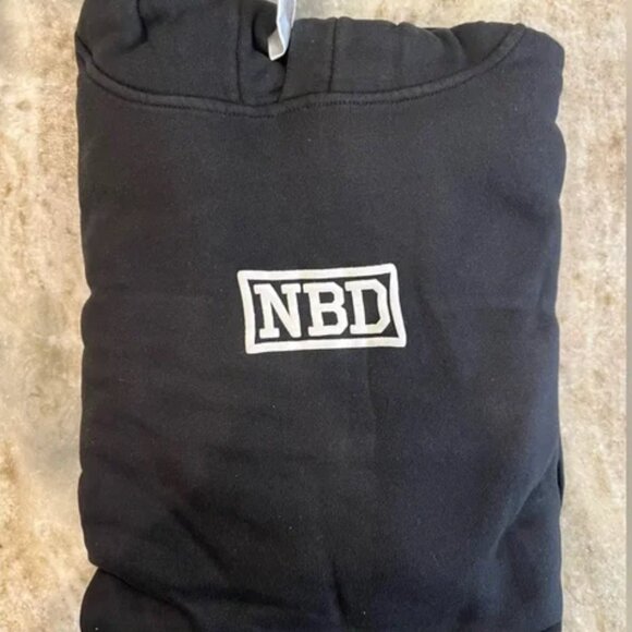 NBD Men's Black Hoodie - Picture 3 of 3
